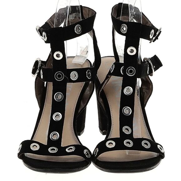 Sam & Libby Evita Suede Heeled Sandals  Size 8 1/2 - Picture 1 of 8